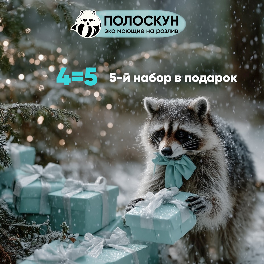  Акция на подарочные наборы 4=5  (пятый набор в подарок)